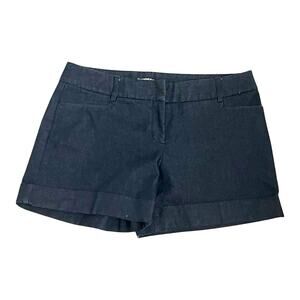Express Navy blue chambray Chino short size 8
